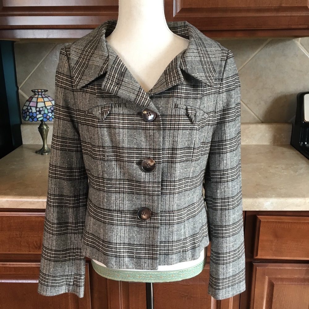Zara Basic Blazer Jacket Size Medium - image 2